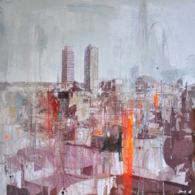 Barcelona 233_80x80cm