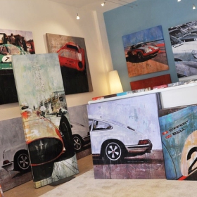 March 2013: Exhibition 'Racing Legends' @ Galeria HMH_Mallorca