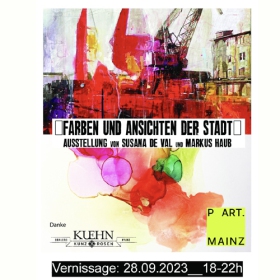 "Farben und Ansichten der Stadt" Studio H49, Mainz__October 2023