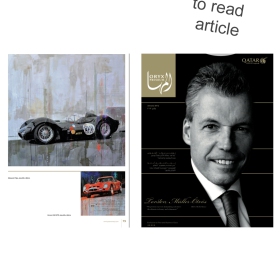 January 2012: Article @ ORYX premium, Qatar Airways first class magazine