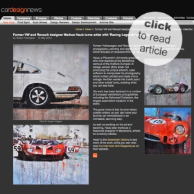 May 2013: article @ Cardesignnews