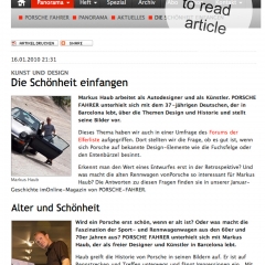 2010: Article @ Porsche Fahrer Magazine_Germany