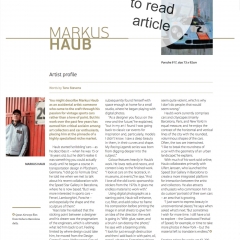 January 2012: Article @ ORYX premium, Qatar Airways first class magazine